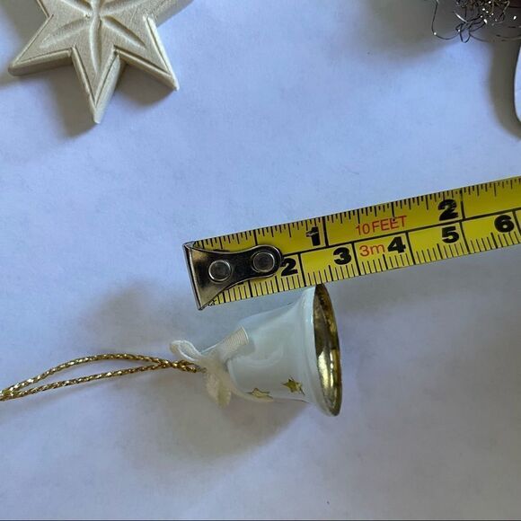 Bundle of 4 European Glass, Metal and Wood Handmade Christmas Ornaments - Picture 13 of 13